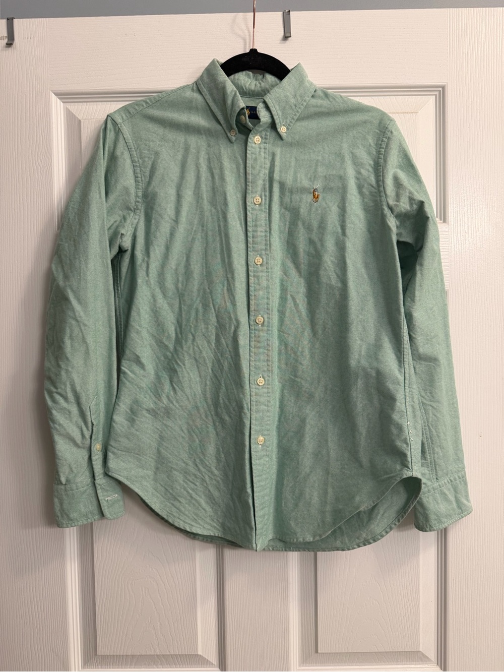 Ralph Lauren Men’s Scarab Green Button-Down Oxford Shirt